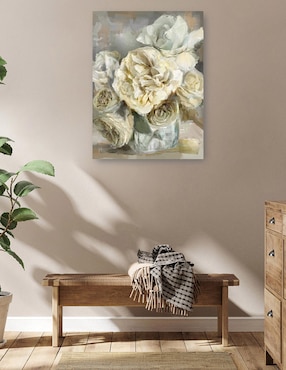 Cuadro decorativo técnica mixta Cuadros Jr Arreglo Floral