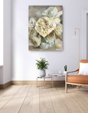 Cuadro decorativo técnica mixta Cuadros Jr Arreglo Floral