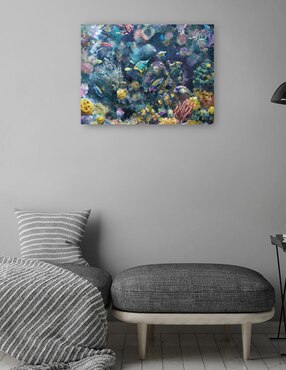 Cuadro decorativo técnica mixta Cuadros Jr Animales Marinos