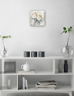 Cuadro decorativo técnica mixta Cuadros Jr Floreros