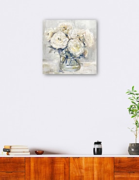 Cuadro decorativo técnica mixta Cuadros Jr Floreros