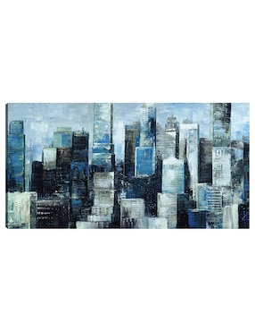 Cuadro decorativo técnica mixta Cuadros Jr Edificios