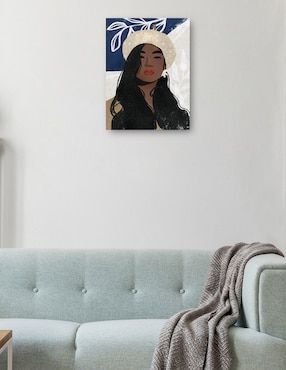 Cuadro decorativo técnica mixta Cuadros Jr Gente
