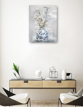 Cuadro decorativo técnica mixta Cuadros Jr Floreros