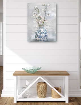 Cuadro decorativo técnica mixta Cuadros Jr Floreros