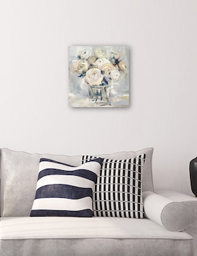 Cuadro decorativo técnica mixta Cuadros Jr Floreros