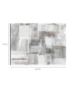 Cuadro decorativo técnica mixta Cuadros Jr Formas