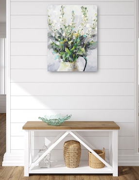 Cuadro decorativo técnica mixta Cuadros Jr Floreros
