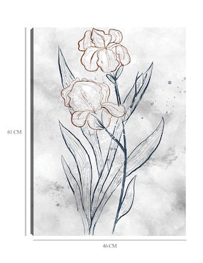 Cuadro decorativo técnica mixta Cuadros Jr Floración
