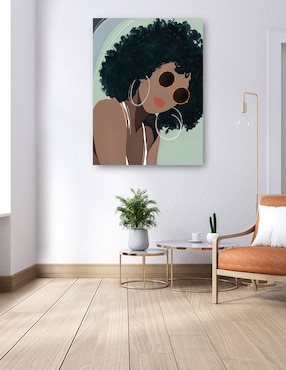 Cuadro decorativo técnica mixta Cuadros Jr Gente