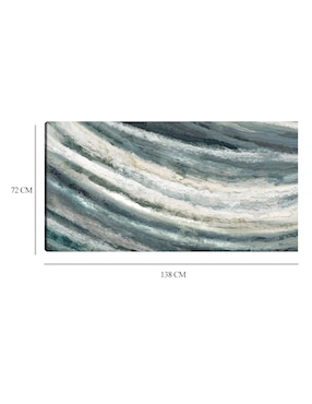 Cuadro decorativo técnica mixta Cuadros Jr Colores