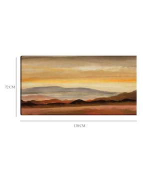 Cuadro decorativo técnica mixta Cuadros Jr Crepúsculo