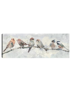 Cuadro decorativo técnica mixta Cuadros Jr Aves Silvestres