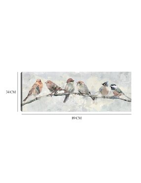 Cuadro decorativo técnica mixta Cuadros Jr Aves Silvestres