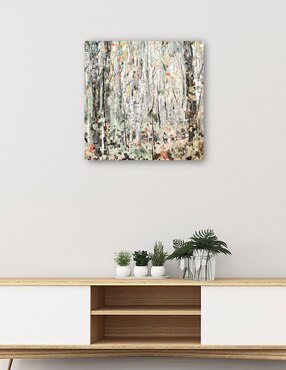 Cuadro decorativo técnica mixta Cuadros Jr Bosques