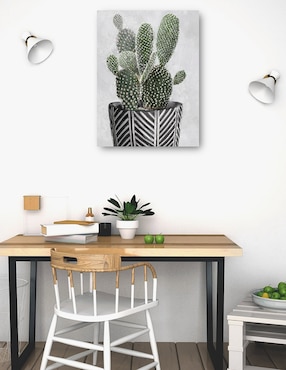 Cuadro decorativo técnica mixta Cuadros Jr Macetas