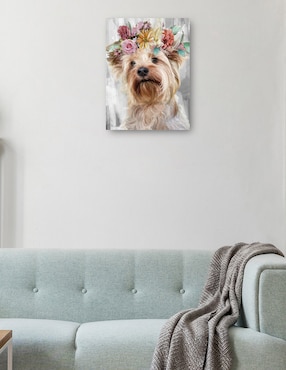 Cuadro decorativo El Poder de las Flores VIII técnica mixta Cuadros Jr Animales Domésticos