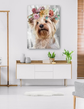 Cuadro decorativo El Poder de las Flores VIII técnica mixta Cuadros Jr Animales Domésticos