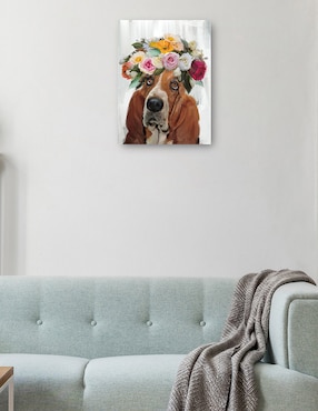 Cuadro decorativo El Poder de las Flores II técnica mixta Cuadros Jr Animales Domésticos