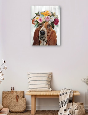 Cuadro decorativo El Poder de las Flores II técnica mixta Cuadros Jr Animales Domésticos