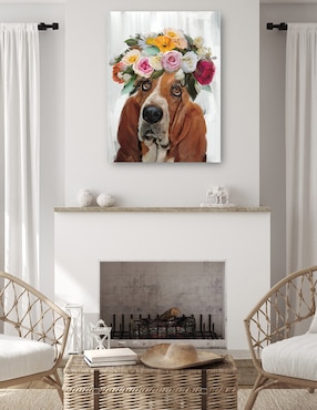 Cuadro decorativo El Poder de las Flores II técnica mixta Cuadros Jr Animales Domésticos