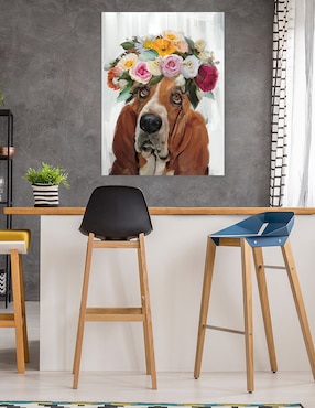 Cuadro decorativo El Poder de las Flores II técnica mixta Cuadros Jr Animales Domésticos