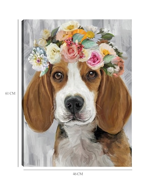 Cuadro decorativo El Poder de las Flores IX técnica mixta Cuadros Jr Animales Domésticos