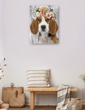 Cuadro decorativo El Poder de las Flores IX técnica mixta Cuadros Jr Animales Domésticos