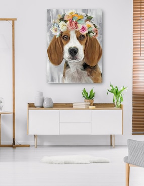Cuadro decorativo El Poder de las Flores IX técnica mixta Cuadros Jr Animales Domésticos
