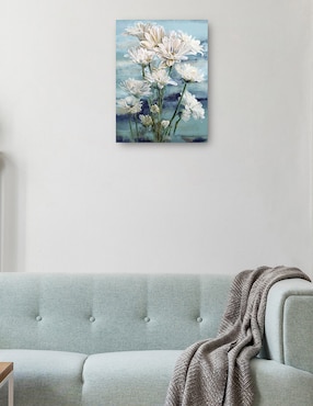 Cuadro decorativo Emerson técnica mixta Cuadros Jr Arreglo Floral