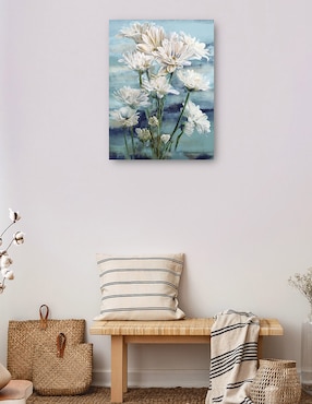 Cuadro decorativo Emerson técnica mixta Cuadros Jr Arreglo Floral