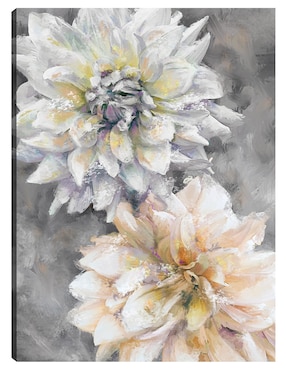 Cuadro decorativo Dueto Floreciente técnica mixta Cuadros Jr Floración