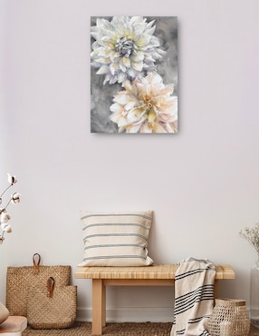 Cuadro decorativo Dueto Floreciente técnica mixta Cuadros Jr Floración
