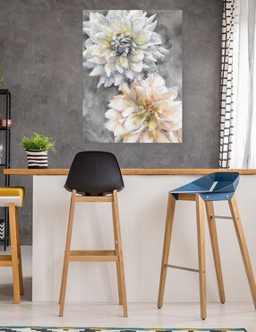 Cuadro decorativo Dueto Floreciente técnica mixta Cuadros Jr Floración
