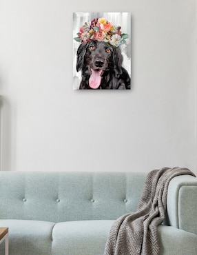 Cuadro decorativo El Poder de las Flores I técnica mixta Cuadros Jr Animales Domésticos