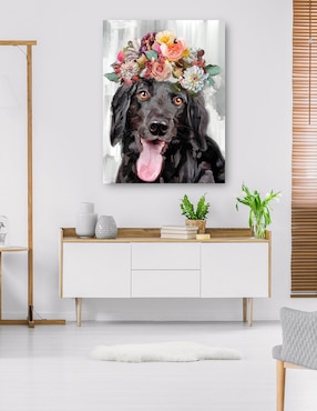 Cuadro decorativo El Poder de las Flores I técnica mixta Cuadros Jr Animales Domésticos