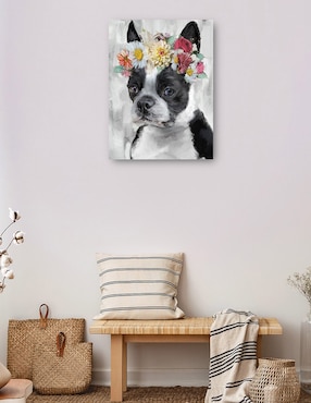 Cuadro decorativo El Poder de las Flores VII técnica mixta Cuadros Jr Animales Domésticos