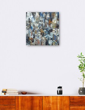 Cuadro decorativo Elévate por Encima técnica mixta Cuadros Jr Edificios
