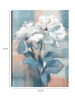 Cuadro decorativo Dueto de Primavera técnica mixta Cuadros Jr Arreglo Floral