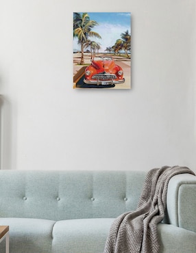 Cuadro decorativo Día de Playa Retro I técnica mixta Cuadros Jr Vintage