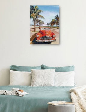 Cuadro decorativo Día de Playa Retro I técnica mixta Cuadros Jr Vintage