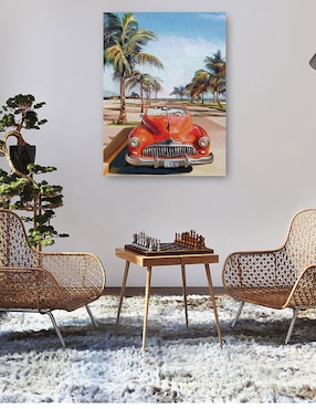 Cuadro decorativo Día de Playa Retro I técnica mixta Cuadros Jr Vintage