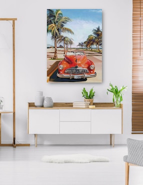 Cuadro decorativo Día de Playa Retro I técnica mixta Cuadros Jr Vintage