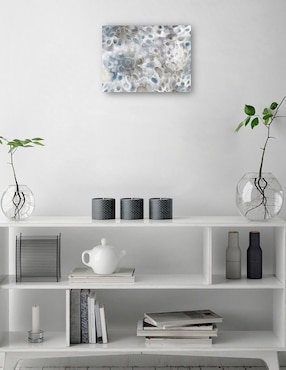 Cuadro decorativo Dúo de Pétalos técnica mixta Cuadros Jr Formas