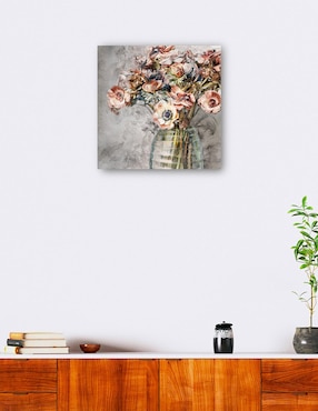 Cuadro decorativo Eco técnica mixta Cuadros Jr Floreros