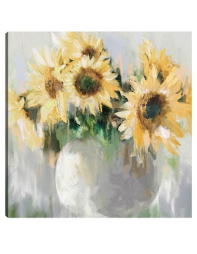 Cuadro decorativo Días Soleados técnica mixta Cuadros Jr Girasoles