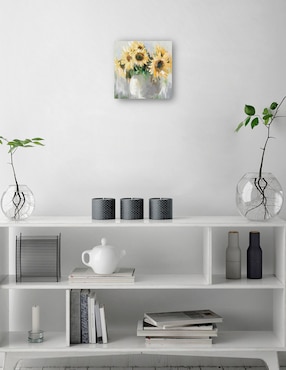 Cuadro decorativo Días Soleados técnica mixta Cuadros Jr Girasoles