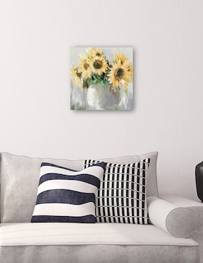 Cuadro decorativo Días Soleados técnica mixta Cuadros Jr Girasoles