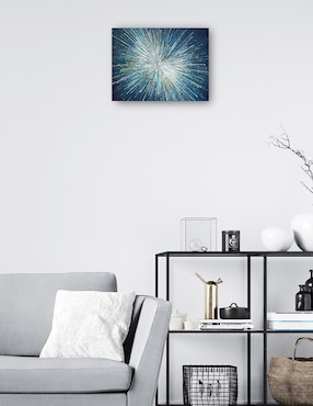 Cuadro decorativo Estallido estelar técnica mixta Cuadros Jr Formas