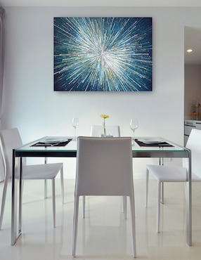 Cuadro decorativo Estallido estelar técnica mixta Cuadros Jr Formas